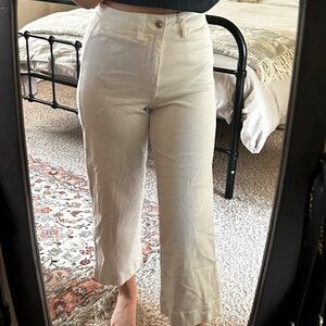 Oat New York Cream Ankle Jeans